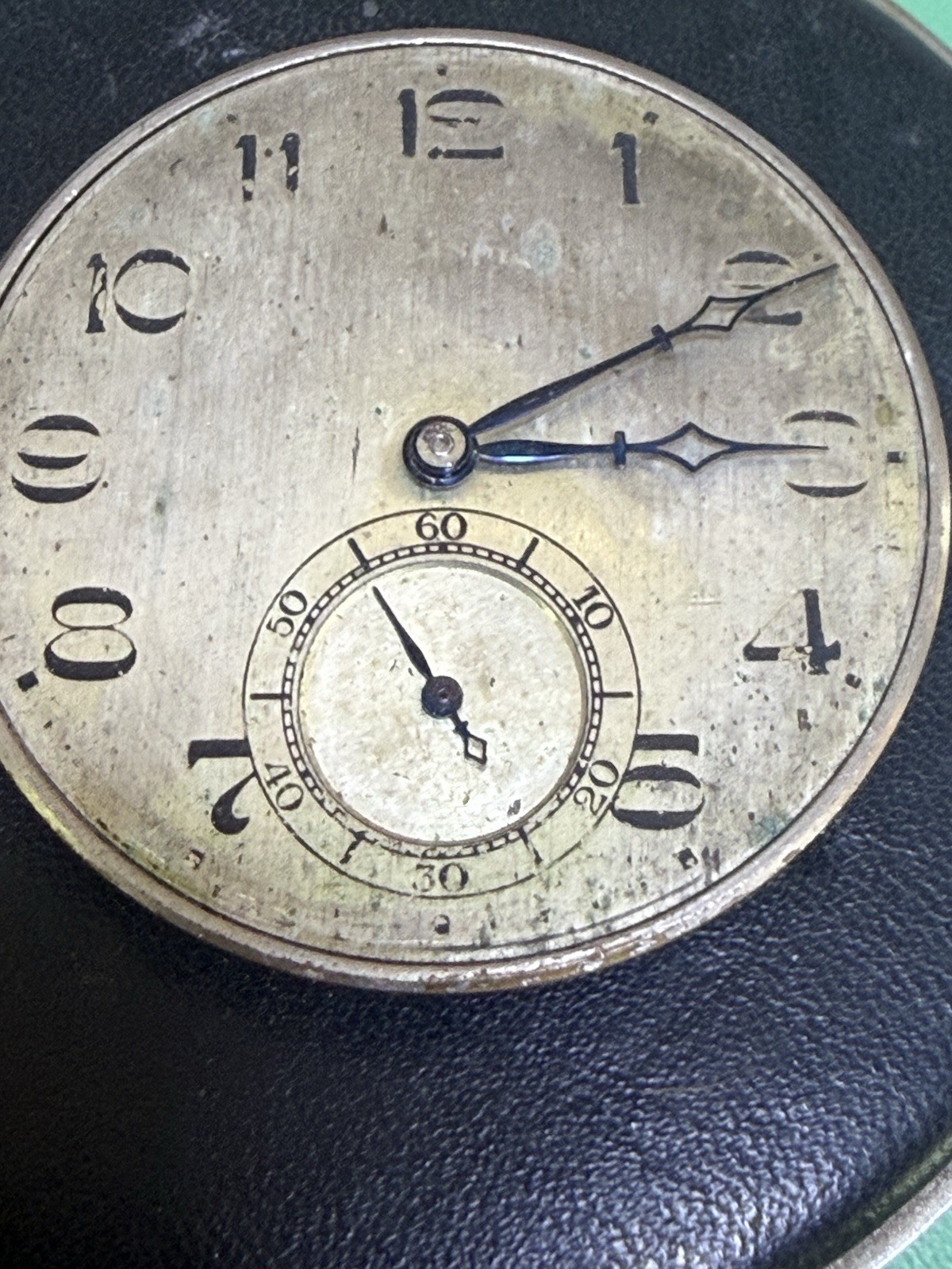 1926 Illinois 12s 17J Pocket Watch Movement Grade 405 ADMIRAL Sears RUNS Hands