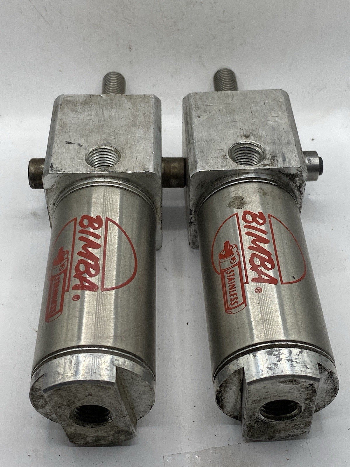 Lot Of 2 BIMBA BFT-171-5-D PNEUMATIC CYLINDER 3/8” Bore 1-1/2” Stroke