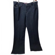 Gloria Vanderbilt The Perfect Fit Ladies Dark Denim Jean Straight Leg Classic Fi