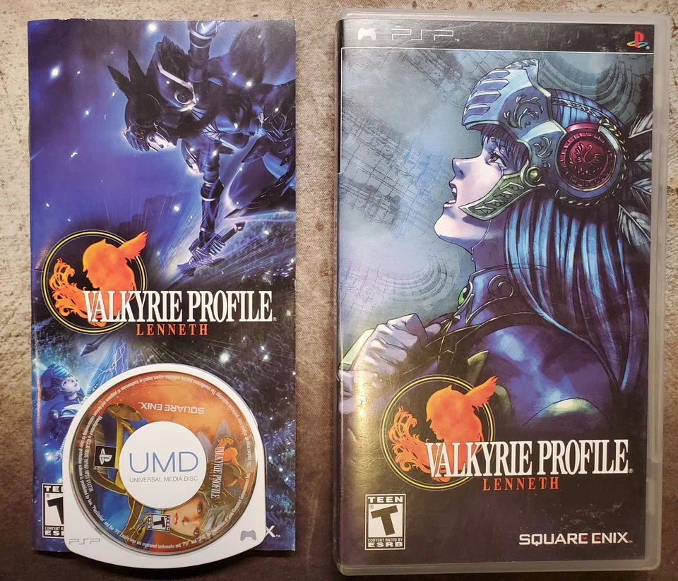 Valkyrie Profile Lenneth, Complete in Box for Sony PSP (Playstation Portable) - Image 2 of 3