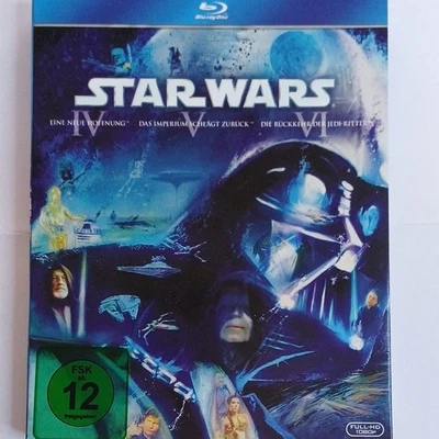 Star Wars Trilogie Blu-ray - Episode IV-VI im Schuber Boxset - Bild 1 von 4