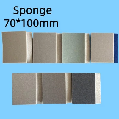 Esponja de espuma abrasiva flexible de grano fino húmedo y seco almohadilla de arena papel de lija Foto 1 de 4