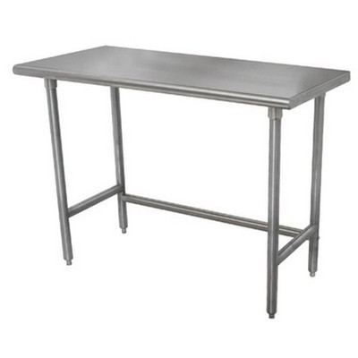 Advance Tabco 84 in x 30 in Stainless Steel Work Table w/ Open Base