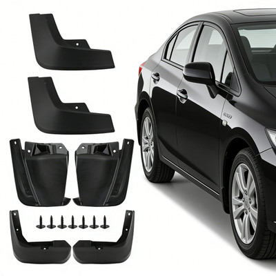 For 2012-2015 Honda Civic EX-L Sedan 4PCS Splash Guards No Drill Installation
