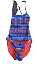 TYR Women's Santa Fe Crosscutfit Tieback One piece Swimsuit Size 30 