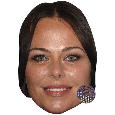 Polly Walker Celebrity Mask, Flat Card Face, Fancy Dress Mask