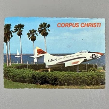 Postcard Posted 1981 Corpus Christi TX T Head Park Navy Naval Air Training Base
