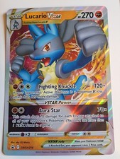 Lucario VSTAR SWSH214 Oversized Black Star Promo Holo Full Art