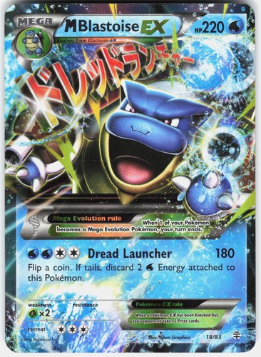 M Blastoise EX 18/83 Holo - Generations - Pokemon TCG - DMG