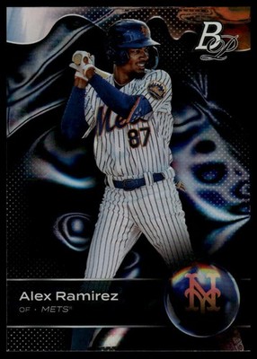 Alex Ramirez 2023 Bowman Platinum #TOP-18 Top Prospects New York Mets
