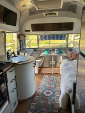 Airstream Dinette and Slide-out sofa Cabinetry and Cushions
