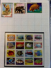 Equatorial Guinea Africa Lot of Used Stamps Rare Stamp Collection Found