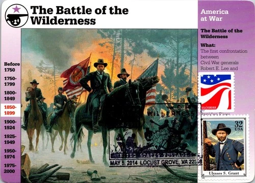 Dr Jim Stamps Maximum Card Red White And Blue Forever Ulysses Grant 32C Fdc