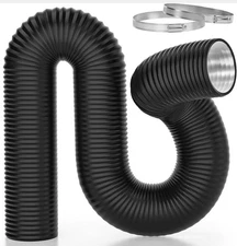 ATOM NEXUS Flexible 10-Inch 8-Feet Long Aluminum Ducting, 4-Layer Protection