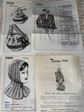 Vintage Mail Order Knit/Crotchet Accessory Patterns