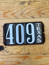 Porcelain Texas License Plate Pre-State 3 digit!!!! Super rare