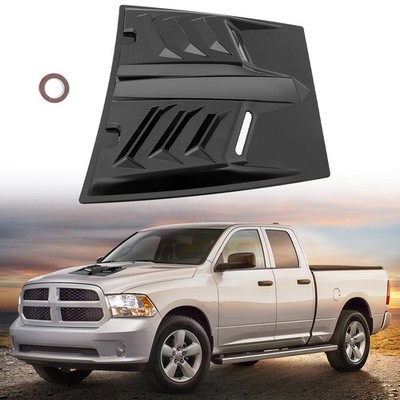 Gloss Hood Vents Scoop Bonnet Air Flow Intake Cover For Dodge Ram 1500 2500 3500