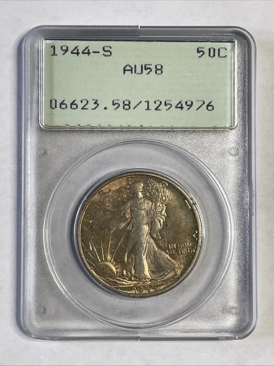 AU 58 Graded Liberty Walking Half Dollars (1916-1947) for sale | eBay