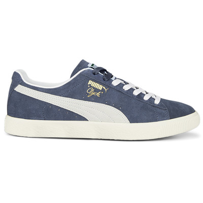 Puma Clyde Puma Classic Schuhe PUMA Clyde Og Lace Up Mens Blue Sneakers  Casual Shoes 39196201