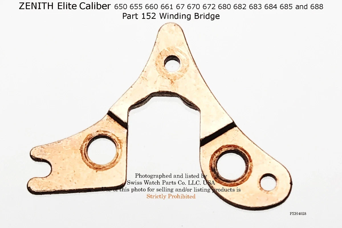 ZENITH Elite 650 660 670 680 Part 152 Winding Bridge Genuine