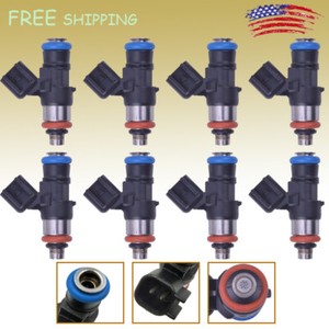 8x 42LB Fuel Injectors 2006-2013 Flow Tested & Cleaned Corvette LS3 L99 Camaro 