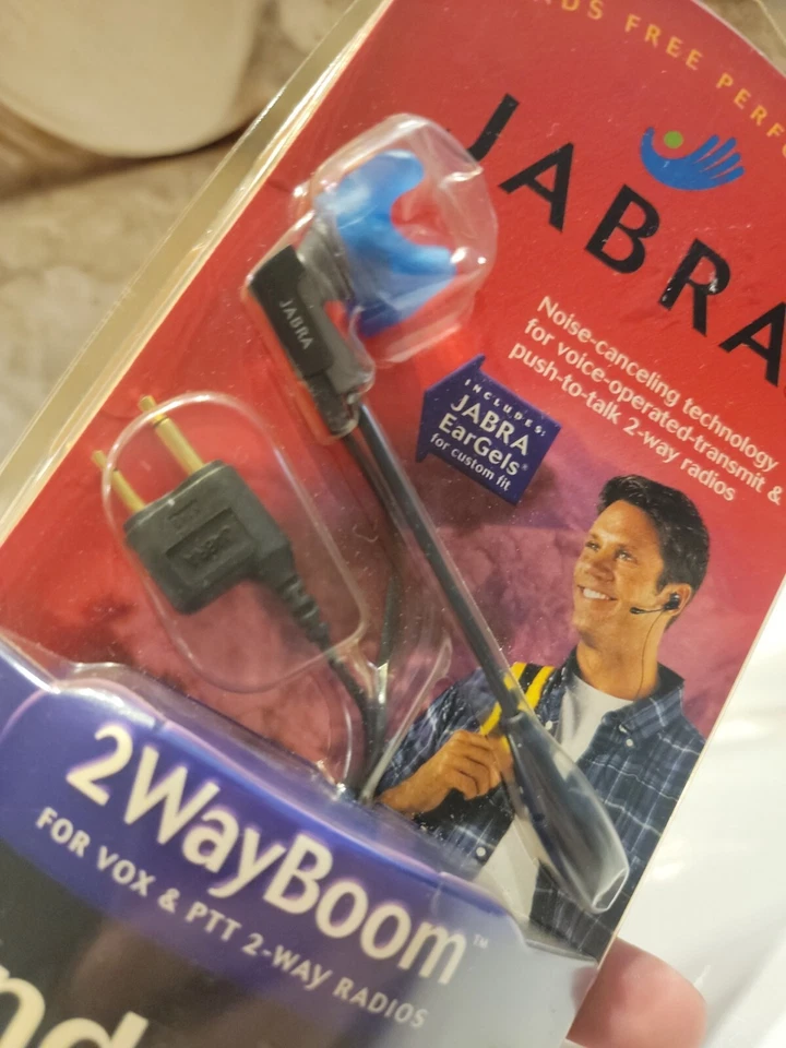 Jabra Hands Free 2 Way boom for active radio users. New - Image 3 of 3