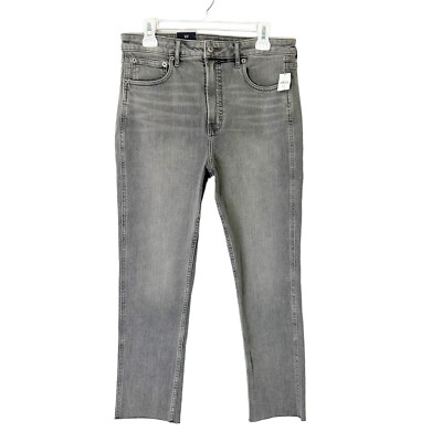 NEW Gap Vintage Slim Sky High Rise Jeans Womens Size 31 Short Gray
