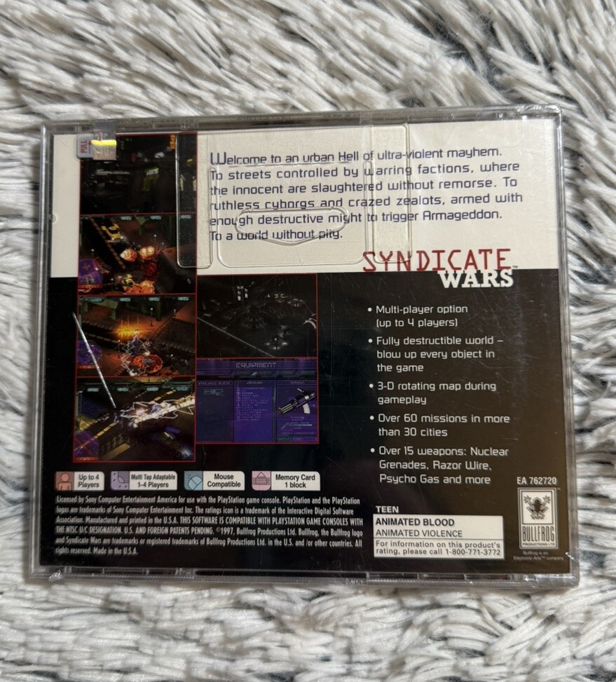 Syndicate Wars (Sony PlayStation 1, 1997) for sale online | eBay
