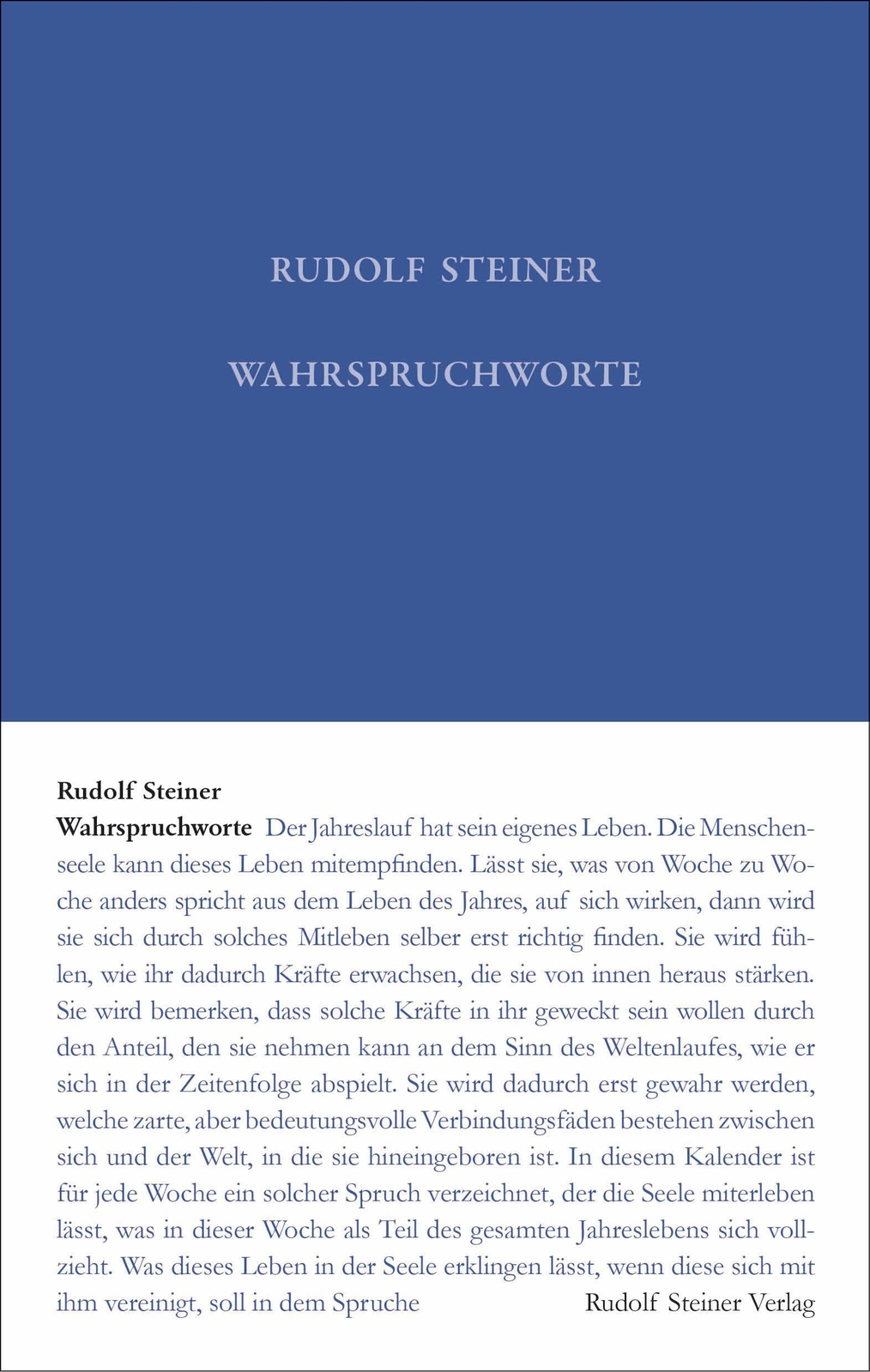 Thumbnail - Wahrspruchworte Rudolf Steiner Buch 454 S. Deutsch 2019 Steiner