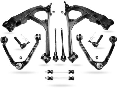 For GMC Yukon Control Arm Sway Bar Link Tie Rod Kit Detroit Axle 79347PV