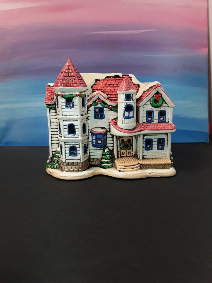 その他 Colonial Christmas Vintage Lefton Colonial Christmas Village Hospital House