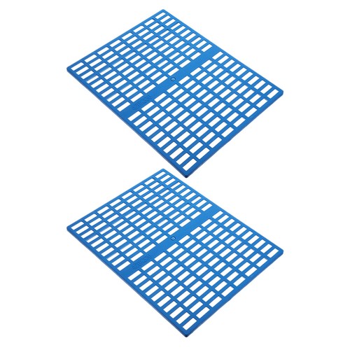 2 Pcs Pet Cage Mat Durable Bunny Rabbit Feet Pad Floor Mats for Guinea Pig