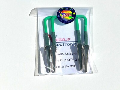 No Hands Soldering Wire Clip USA MADE   Great for In Field Soldering 2- Pack