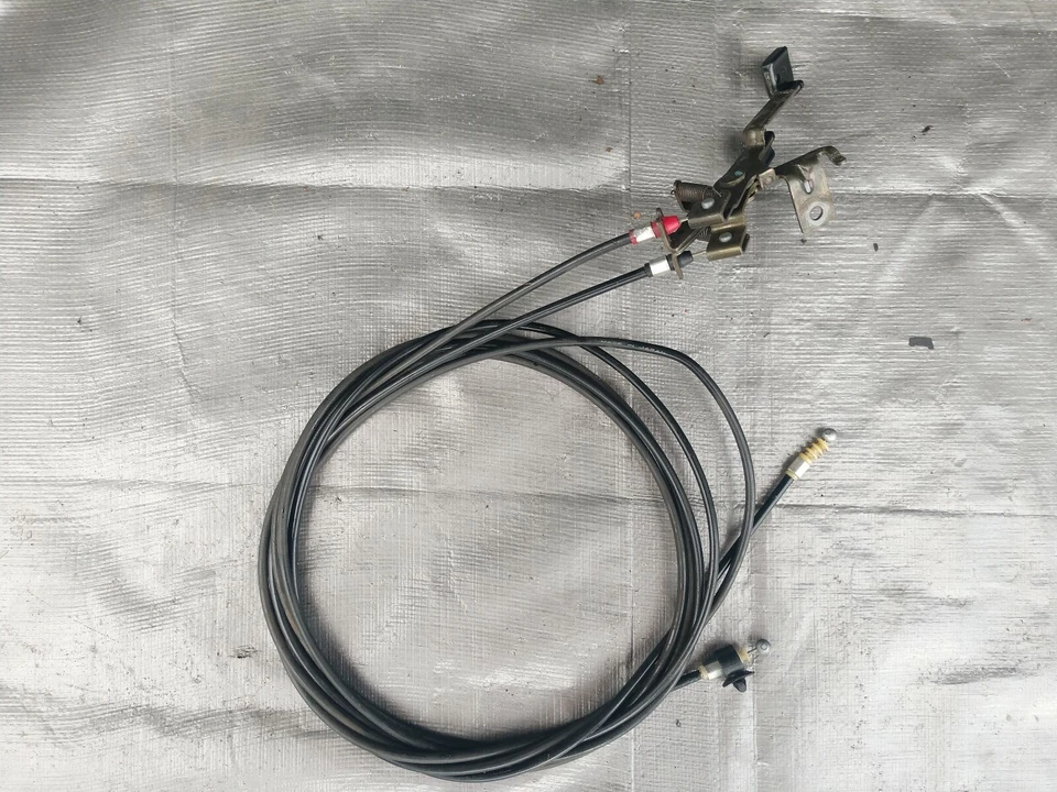 90-05 MAZDA MX-5 MIATA MALETERO GAS COMBUSTIBLE PUERTA CABLES PALANCA DE CIERRE 1999-2005 Foto 2 de 2