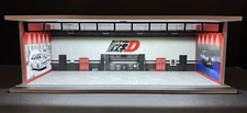 Initial D Theme FOR Hot Wheels 1:64 Model Diorama Garage LED Lighting!