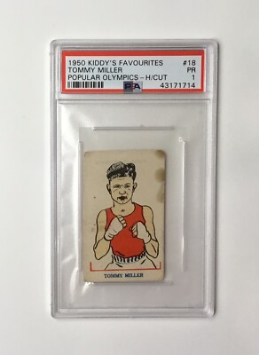 1950 Kiddy s Favourites Tommy Miller Popular Olymics HC #18 PSA 1 POP 2