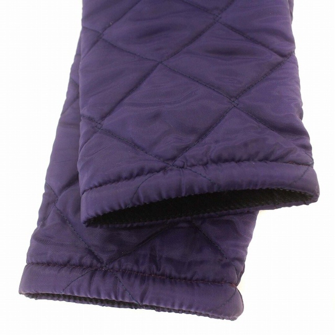 美品❣　LAVENHAM size 36 パープル LAVENHAM Quilted Jacket Padded Hooded Short 36 S Purple G