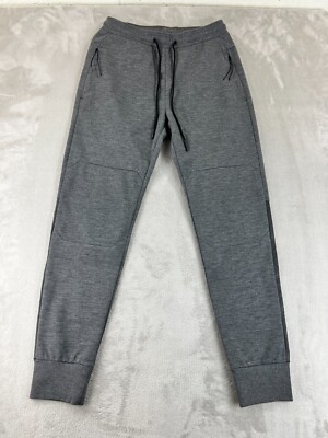NEW Men's ISAORA Tech Jogger Sweatpants sz Small Dark Gray Made in USA Pockets