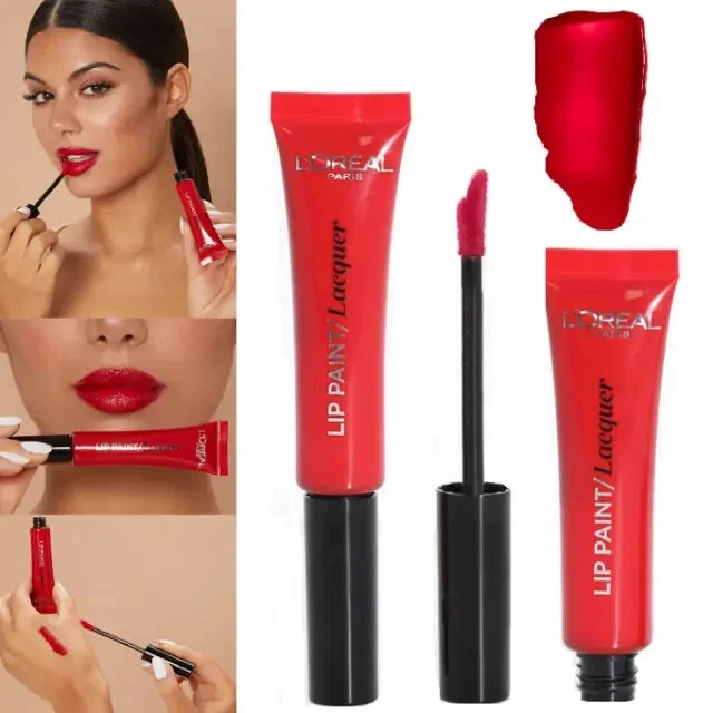 L OREAL LIP PAINT INFAILLIBLE ROUGE A LEVRES LACQUER 105 RED FICTION NEUF - Photo 1/1
