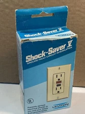 OS Leviton Shock Saver 5 Ground Fault Circuit Interrupter # 801-6599-I
