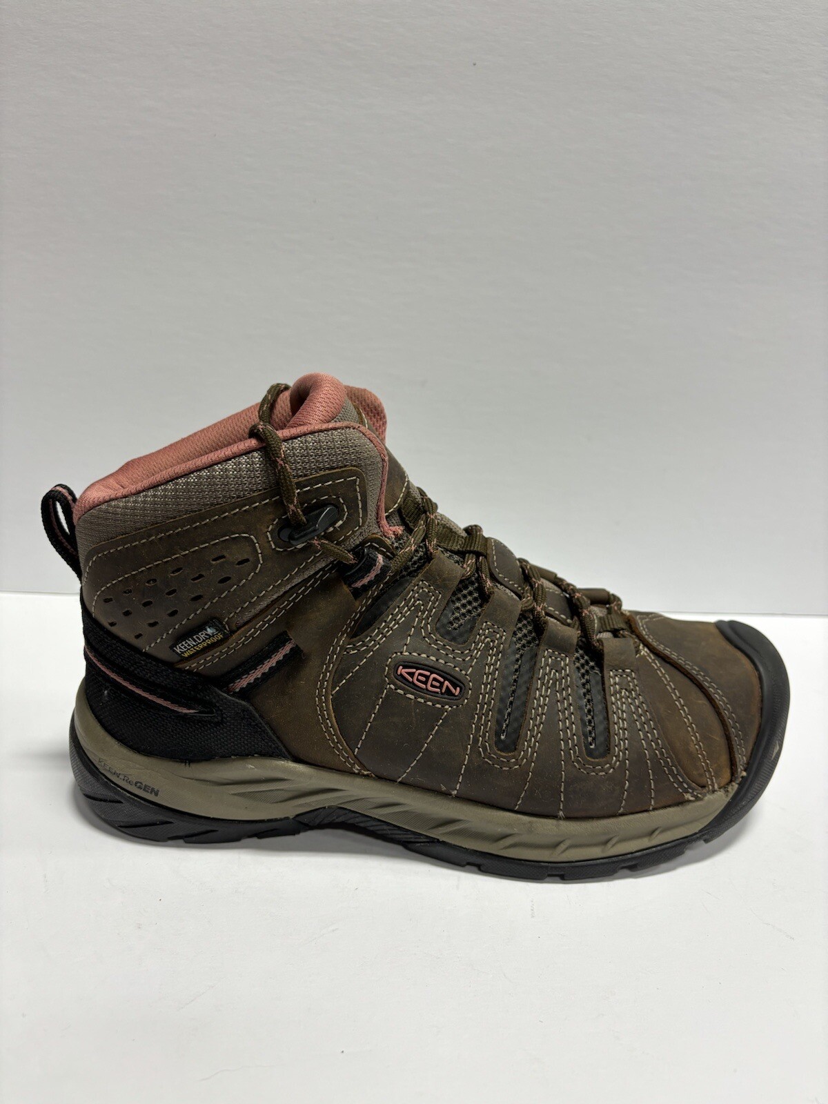 Stivali Keen donna Flint II impermeabili marroni misura 8 5 larghi