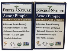 2pk Forces Of Nature Acne/Pimple Organic Plant Medicine Roll One Acne Remedy(W3)