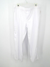 NWT URBANE ULTIMATE Straight-Leg Cargo Scrub Pants Women Petite Large White362