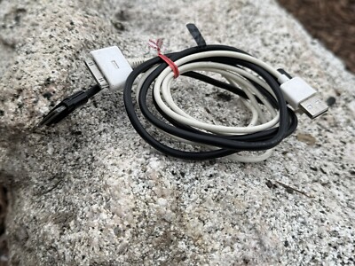 30-Pin To USB Charge Sync Cable for Old  iPhone   Two For $1.09   3 Feet Each