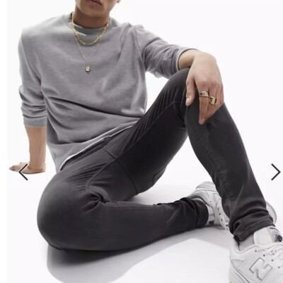 ASOS Design mens power stretch skinny jeans in Size W32