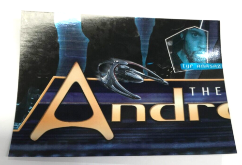 2001 INKWORKS ANDROMEDA TRADING CARD CREW OF THE ANDROMEDA 9-CHASE CARD SET C-4 - Foto 1 di 2