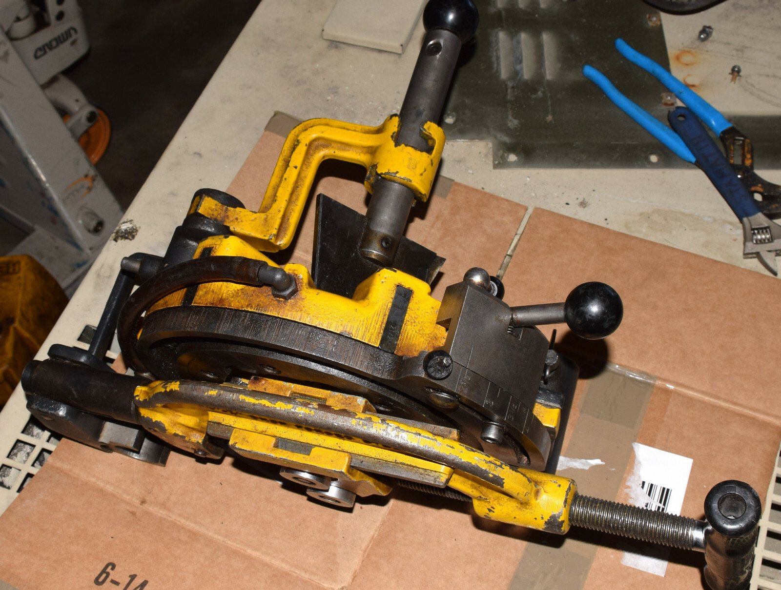 REMS 4000 UP TO 4 INCH PORTABLE POWER PIPE THREADING MACHINE THREADER 