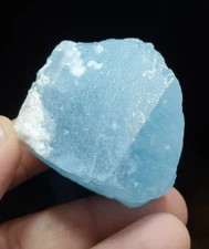 Very Nice Quality Aquamarine Crystal Type Full Color from Afghan 80 Grams