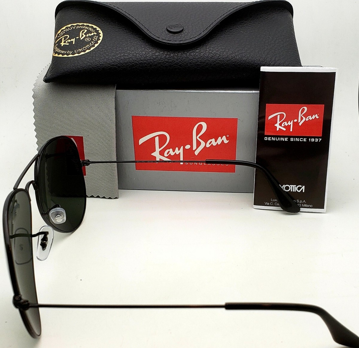 Polarized RAY-BAN Sunglasses RB 3025 Large Metal 002/58 55  display picture 3