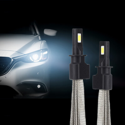 TRONIZ H3 Compact Fanless 6000K LED Fog Light Kit Lights w/Smart Chip Pack of 2